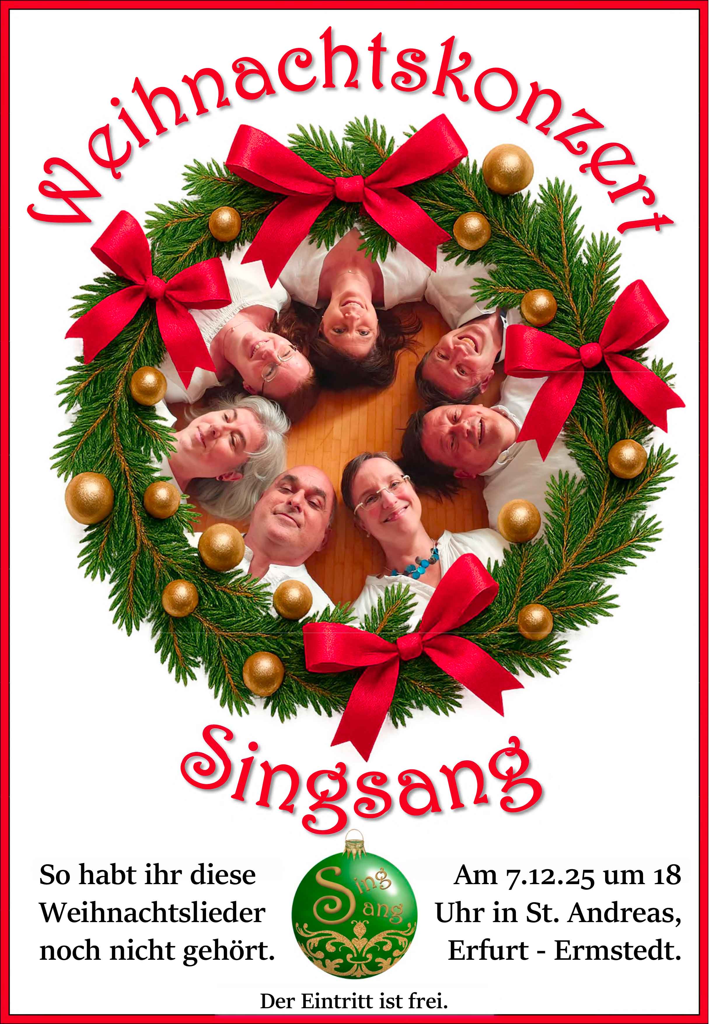 singsang weihnachten 2025