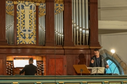 Thereminist Clemens Rynkowski und Organist Marco Lemme